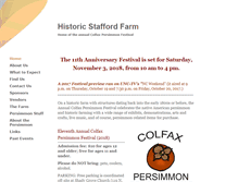 Tablet Screenshot of colfaxpersimmonfest.com